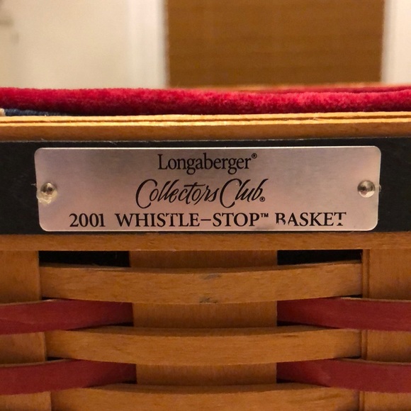 ⭐️LONGABERGER WHISTLE-STOP BASKET⭐️ - Picture 2 of 11